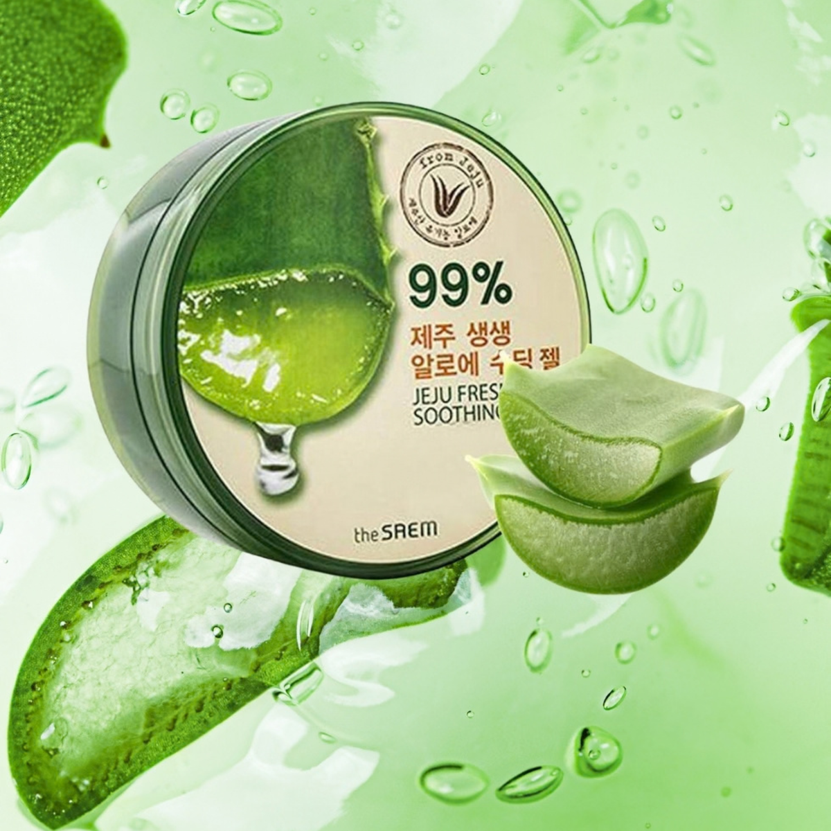 THE SAEM Jeju Fresh Aloe Soothing Gel 99%