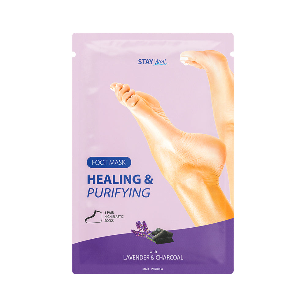 STAY Well Healing & Purifying Foot Mask CHARCOAL
