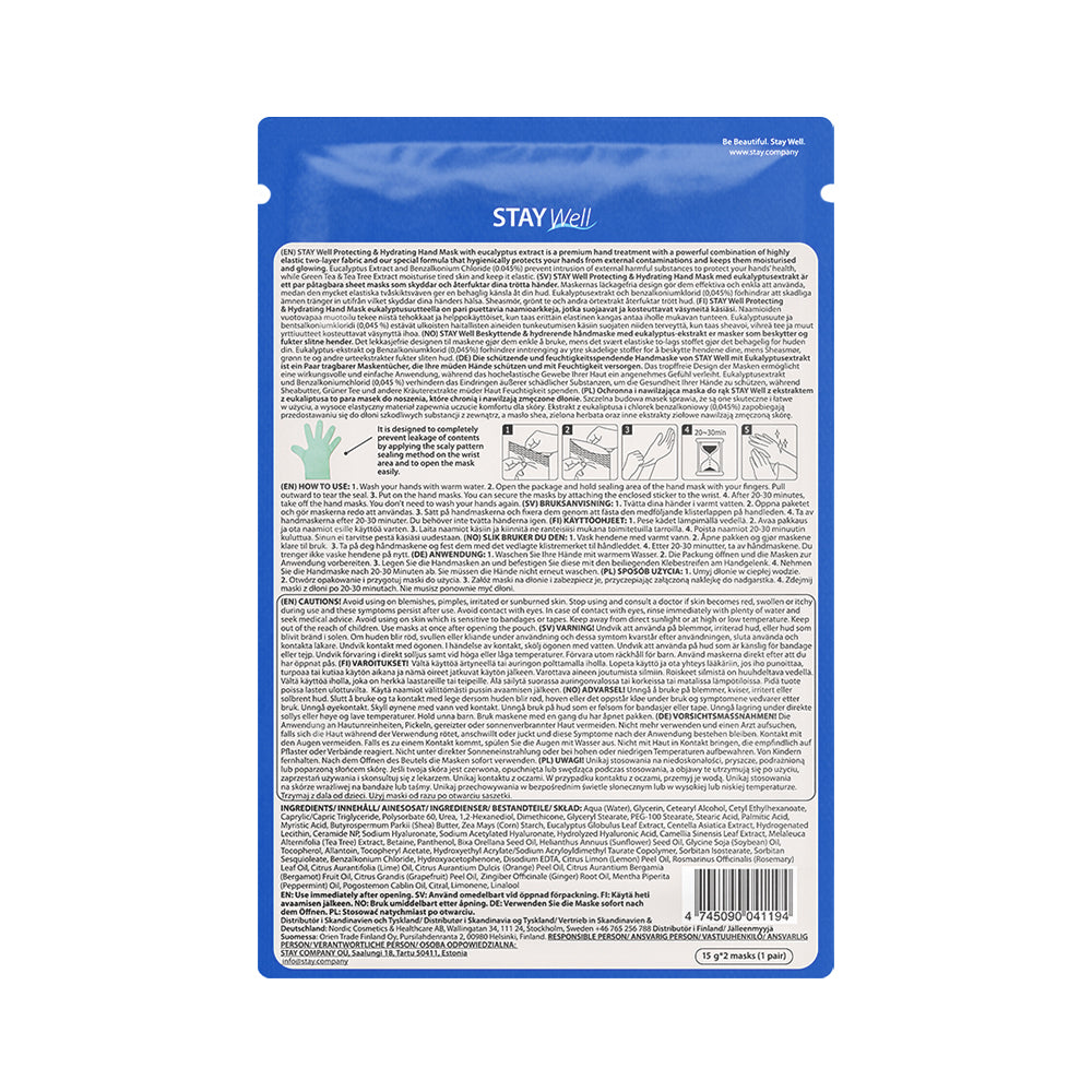 STAY Well Protecting & Hydrating Hand Mask EUCALYPTUS