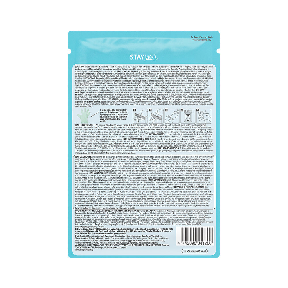 STAY WELL Repairing & Firming Hand Mask CICA