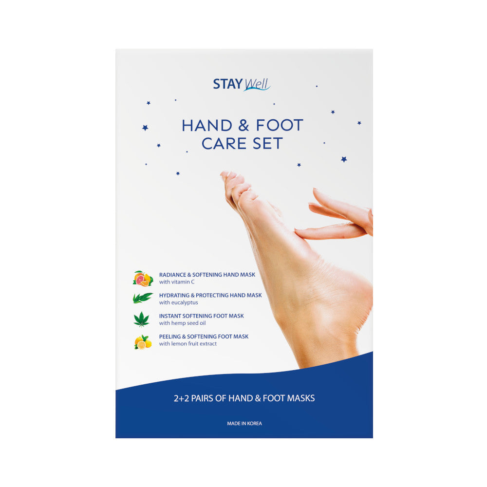 STAY WELL Hand & Foot Mask Set (4 Masks)