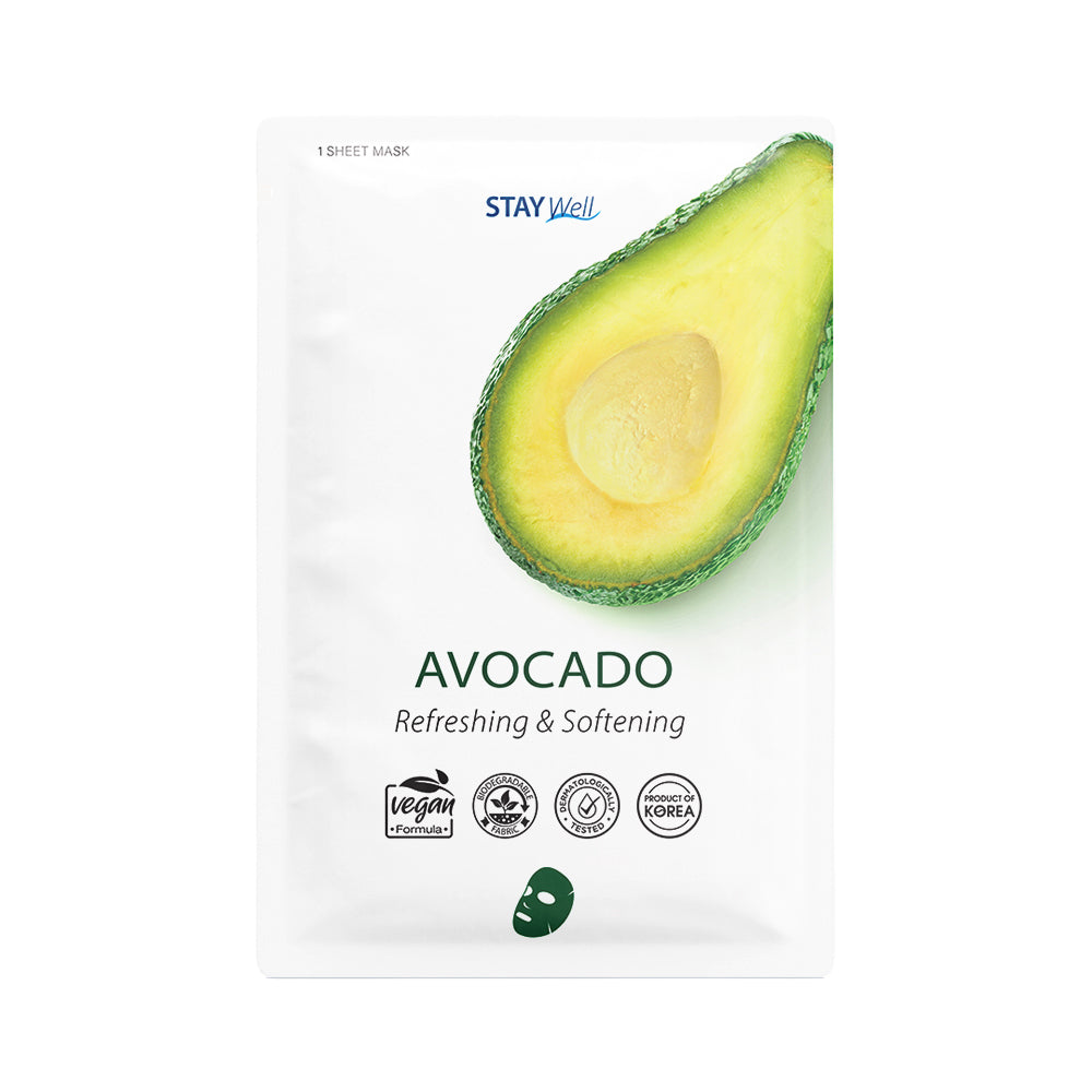 STAY Well Vegan Sheet Mask - AVOCADO
