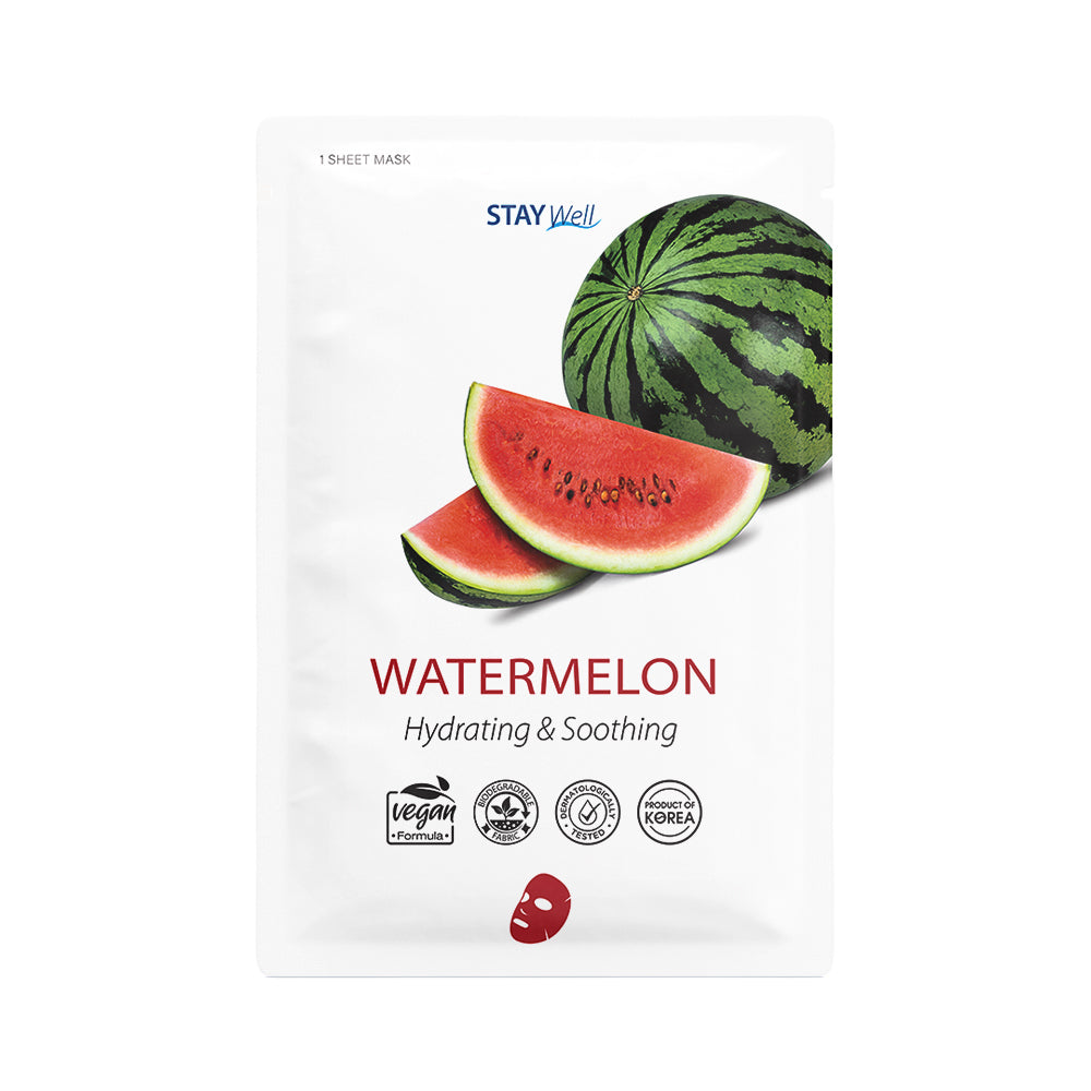 STAY Well Vegan Sheet Mask - WATERMELON