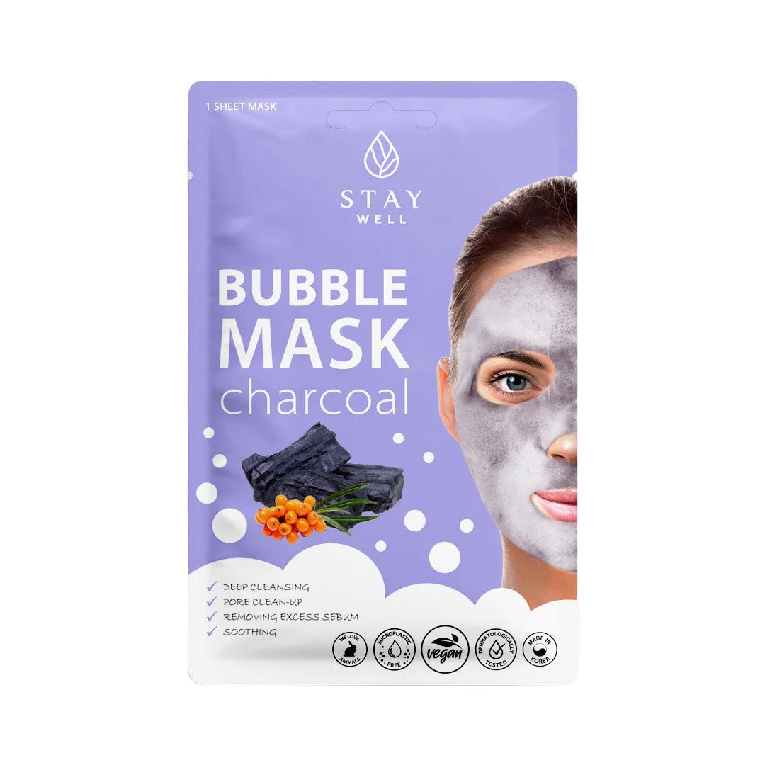 STAY Well Deep Cleansing Bubble Mask – CHARCOAL