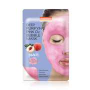 PUREDERM Deep Purifying Pink O2 Bubble Mask PEACH
