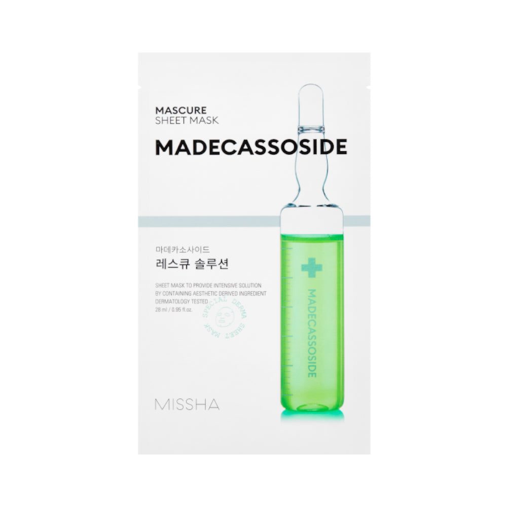 Missha Mascure Rescue Solution Sheet Mask (Madecassoside)