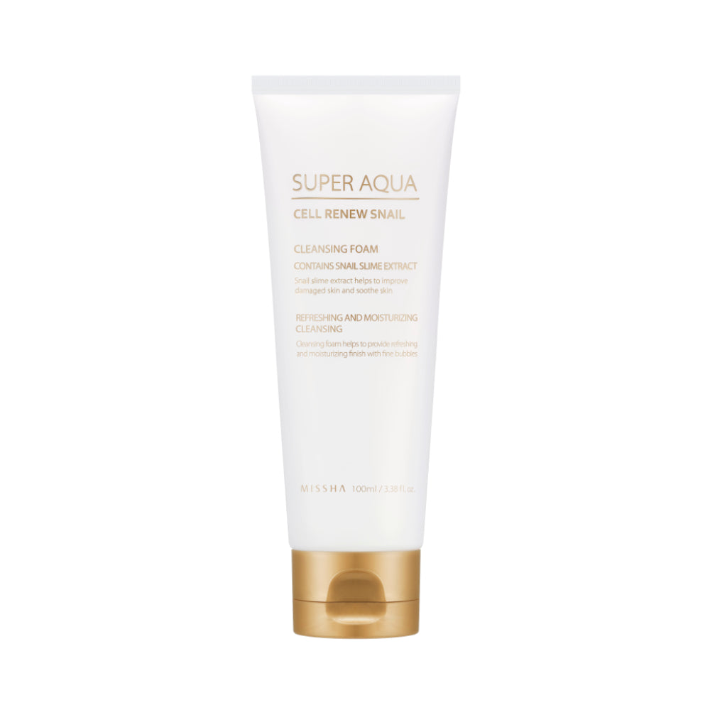 MISSHA Super Aqua Cell Renew Snail Cleansing Foam
