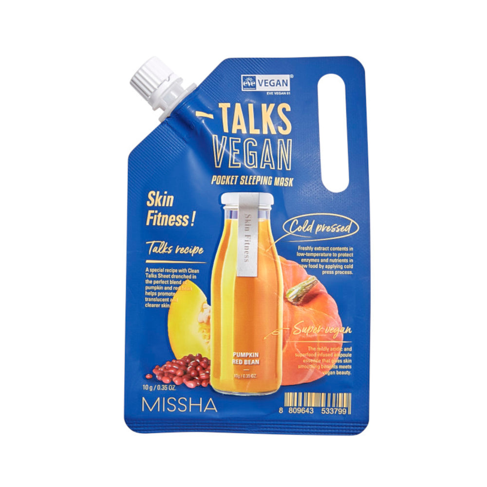 Missha Talks Vegan Squeeze Pocket Sleeping Mask [Skin Fitness]