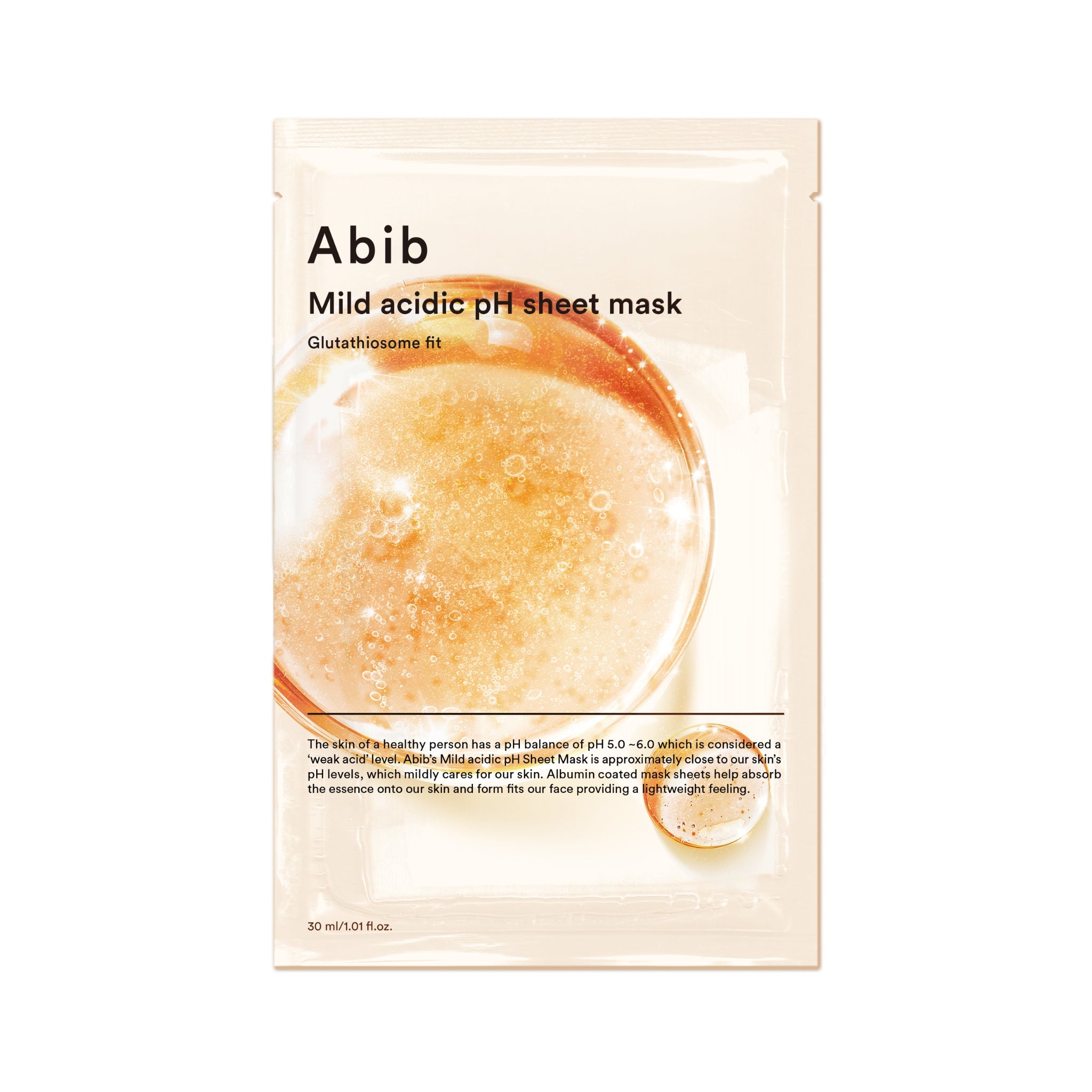 ABIB Mild Acidic pH Sheet Mask Glutathiosome Fit