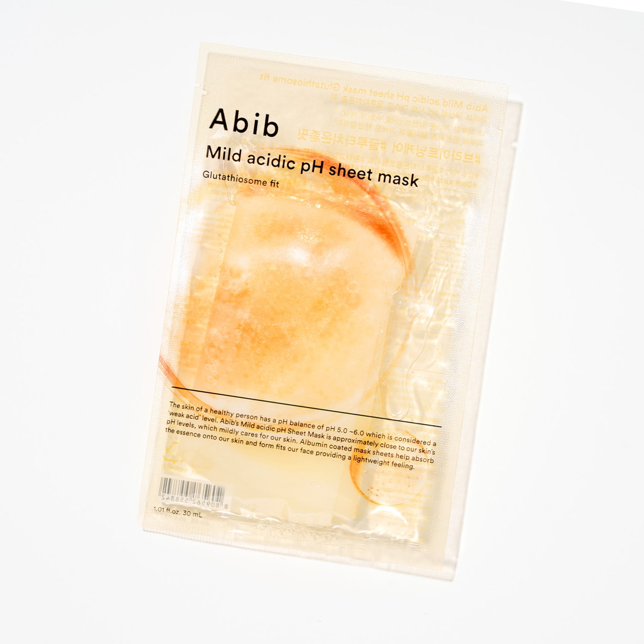 ABIB Mild Acidic pH Sheet Mask Glutathiosome Fit