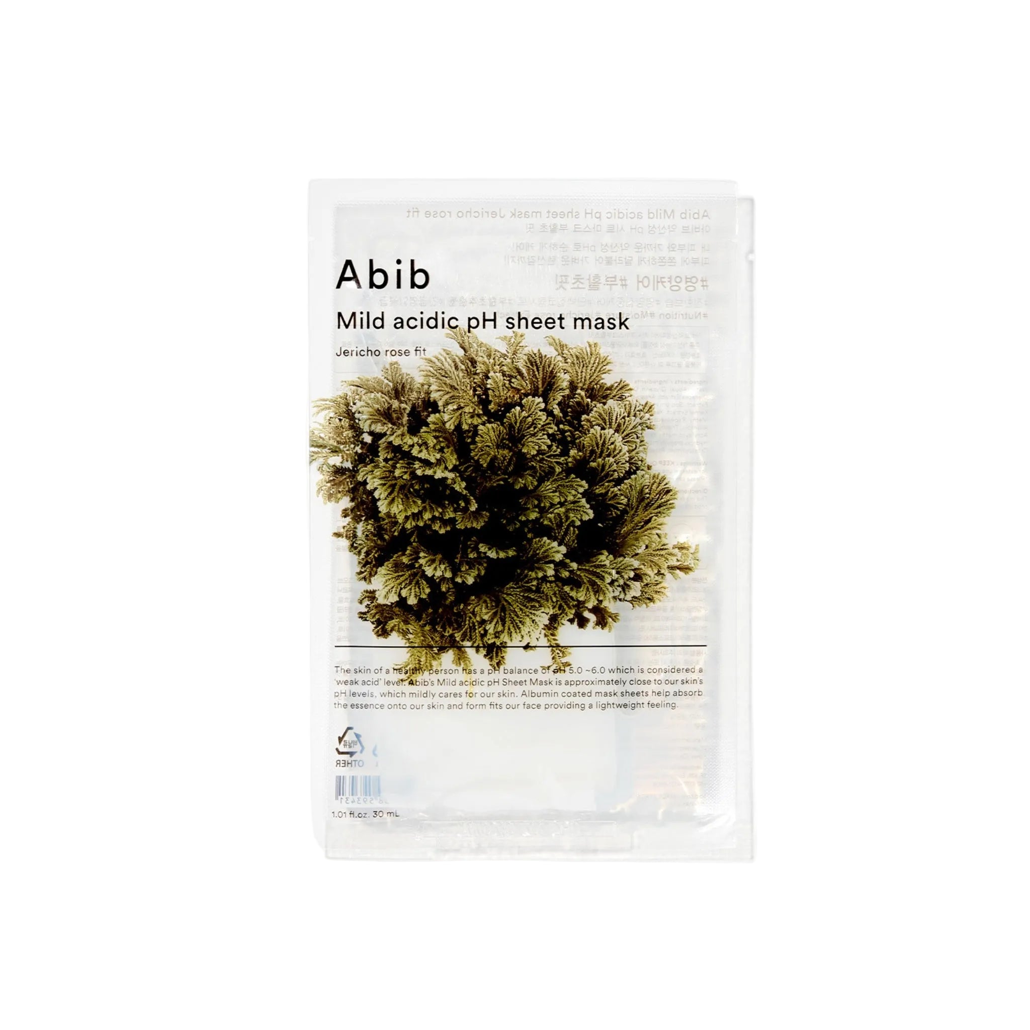 ABIB Mild Acidic pH Sheet Mask Jericho Rose Fit