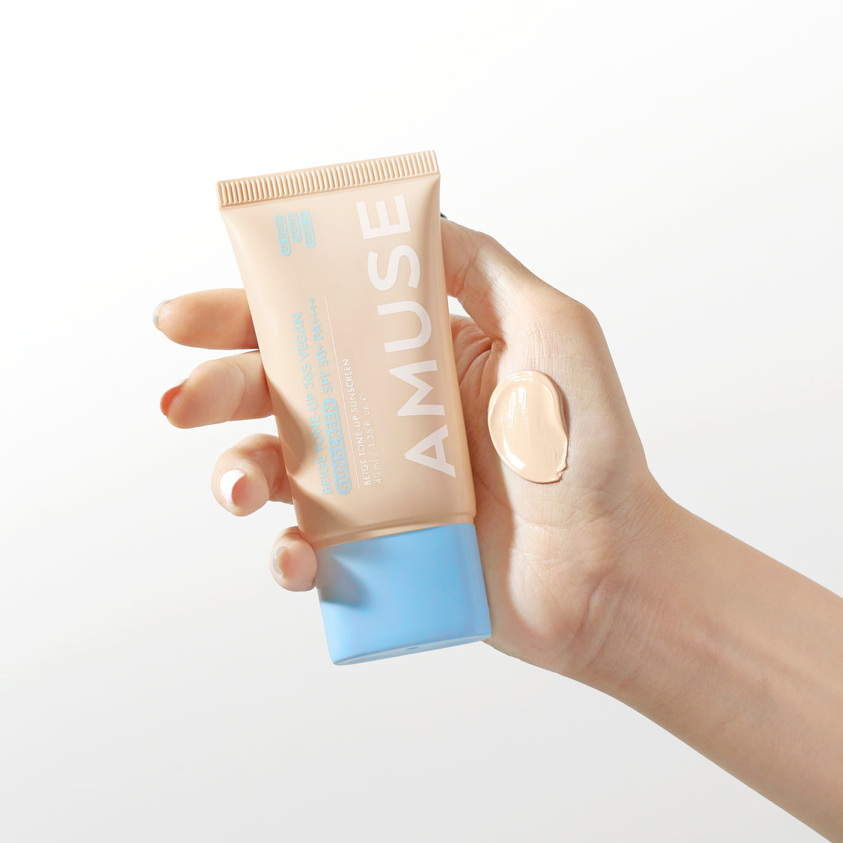 AMUSE Beige Tone-Up 365 Vegan Sunscreen Spf 50 Pa++++
