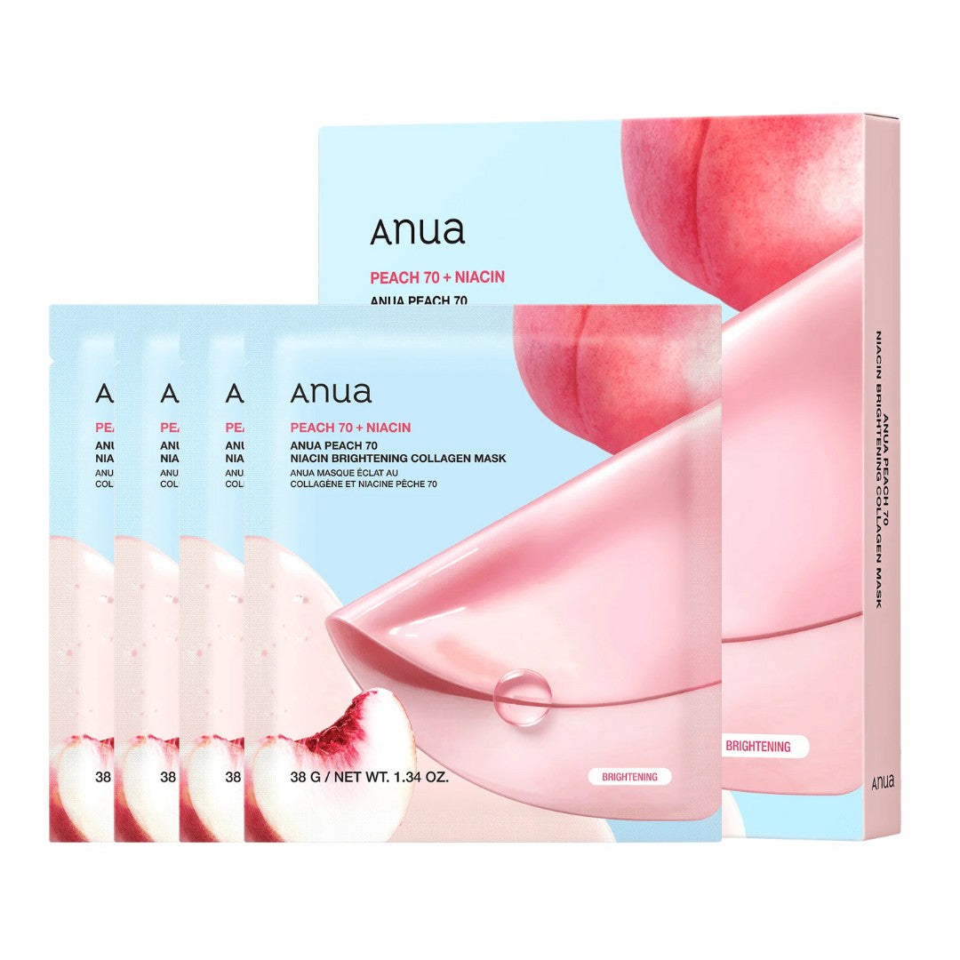 ANUA Peach 70 Niacin Brightening Collagen Mask 38g