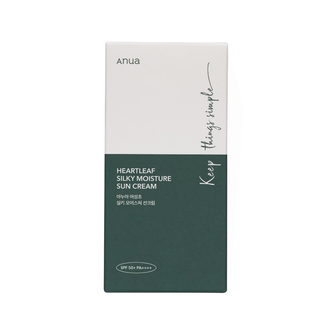 ANUA Heartleaf Silky Moisture Sun Cream SPF50/PA++++