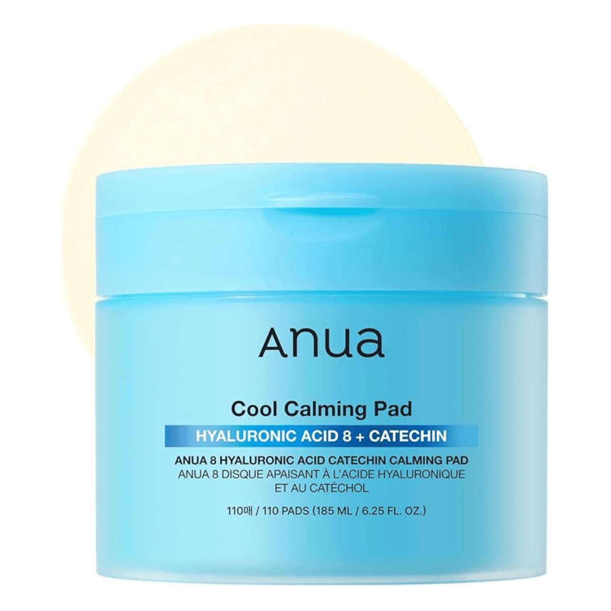ANUA 8 Hyaluronic Acid Catechin Calming Pad