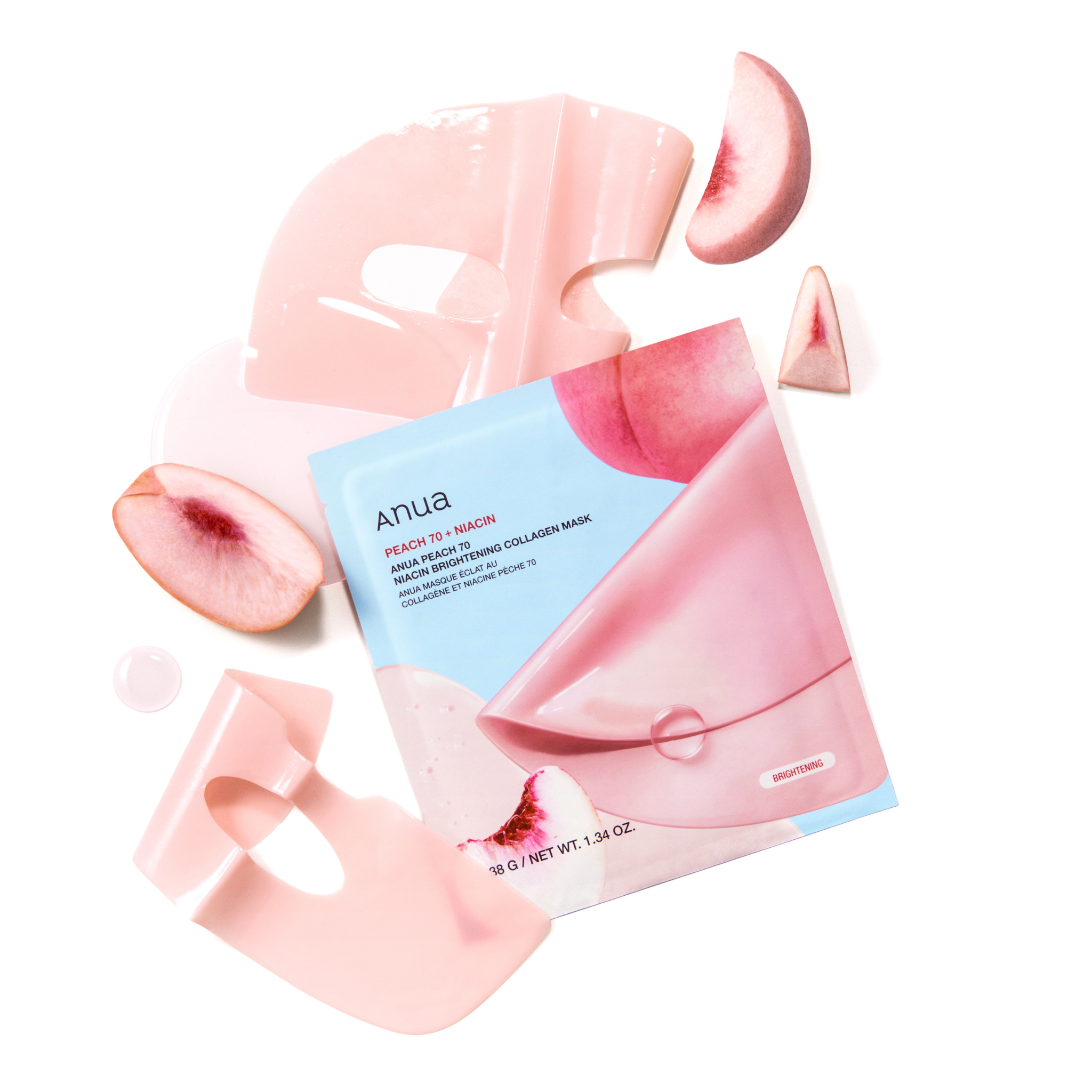 ANUA Peach 70 Niacin Brightening Collagen Mask