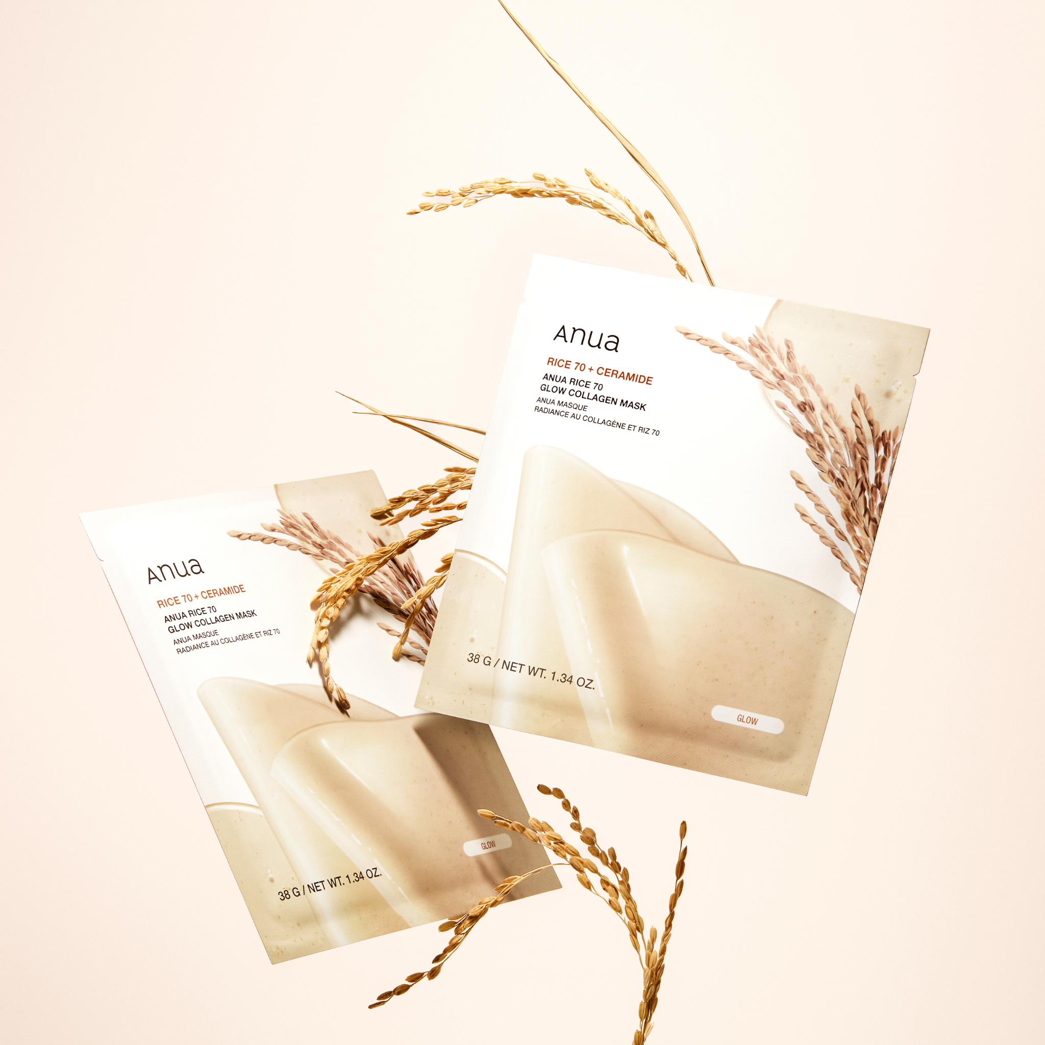 ANUA Rice 70 Glow Collagen Mask