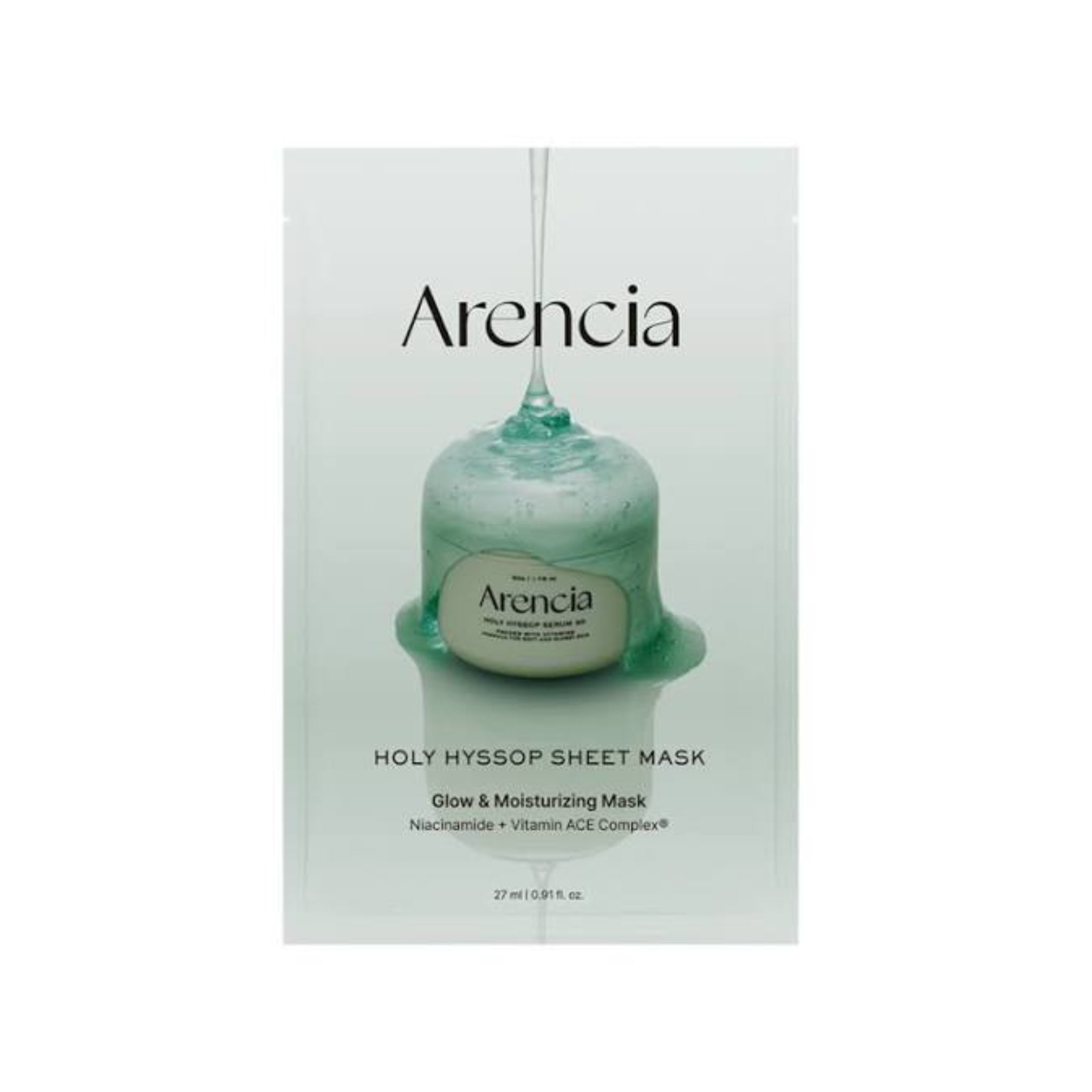 ARENCIA Holy Hyssop Sheet Mask