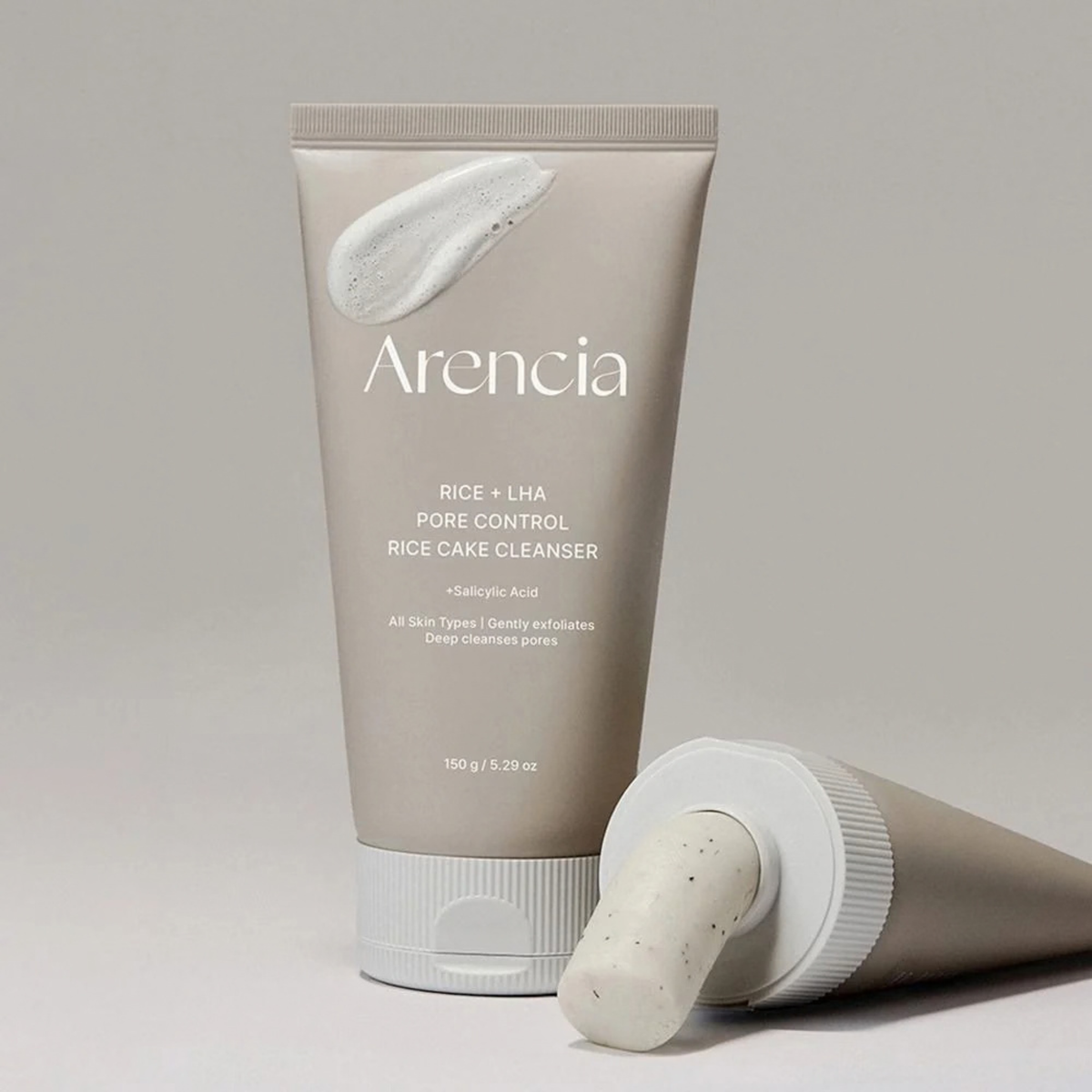 ARENCIA Rice + LHA Pore Control Rice Cake Cleanser
