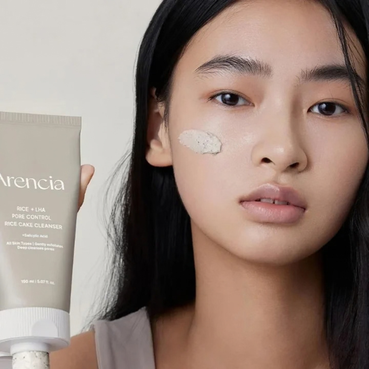 ARENCIA Rice + LHA Pore Control Rice Cake Cleanser