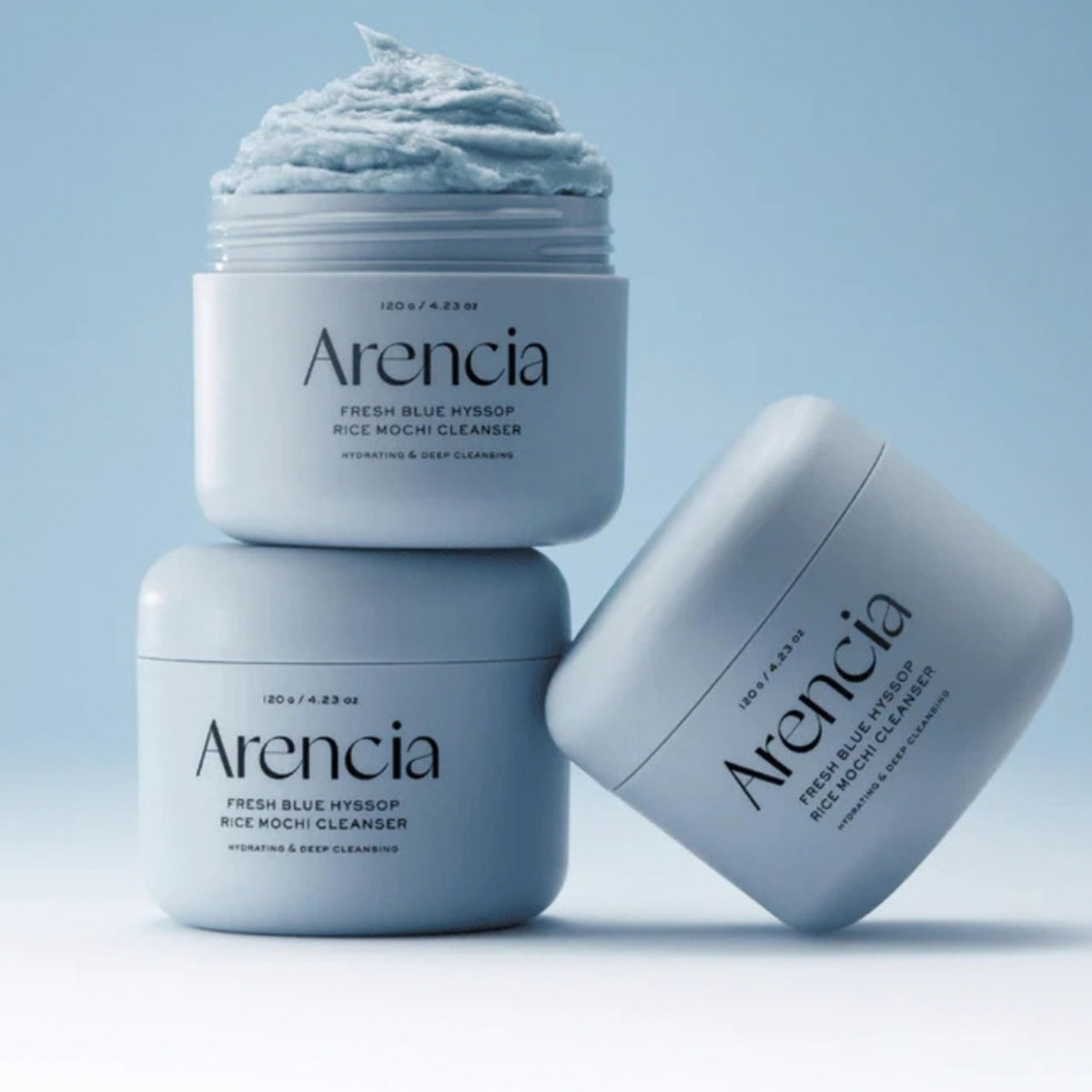 ARENCIA Fresh Blue Hyssop Rice Mochi Cleanser