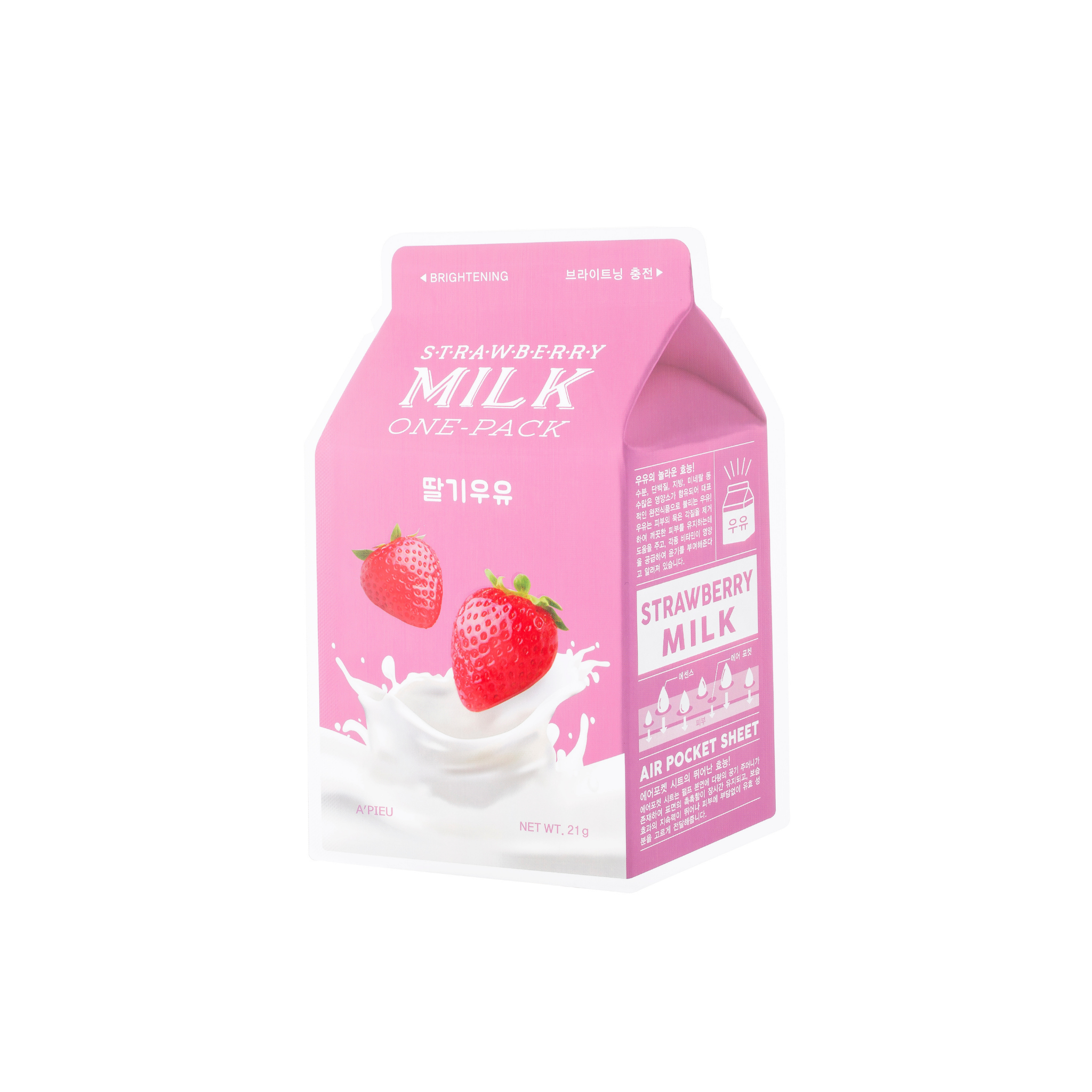 A´PIEU Strawberry Milk One-Pack