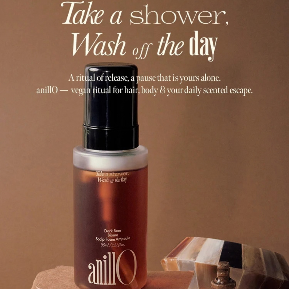 Anillo Dark Beer Biome Scalp Foam Ampoule