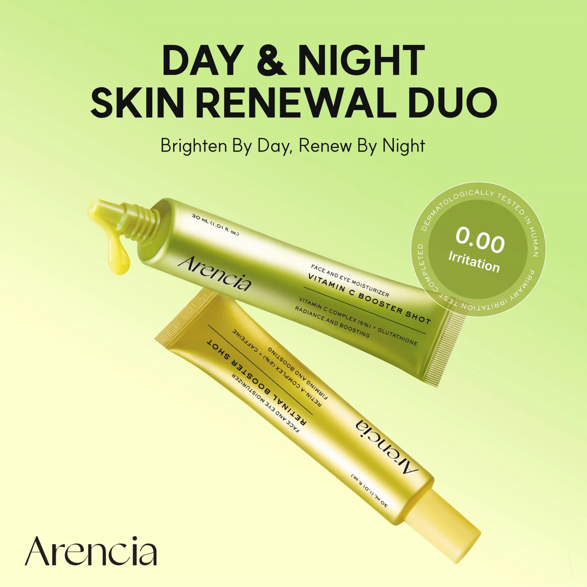 Arencia Vitamin C & Retinal Booster Shot Duo