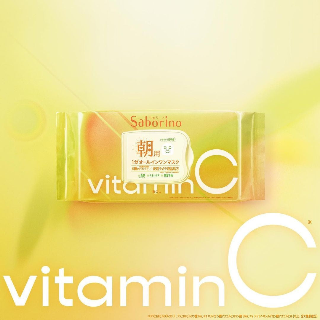 BCL SABORINO Morning Facial Sheet Mask VC 30pcs