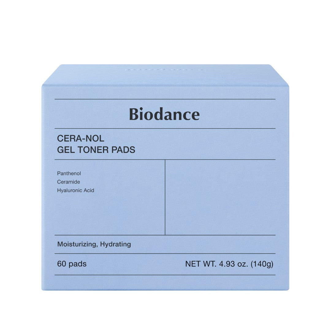 BIODANCE Cera-Nol Gel Toner Pads 60pcs