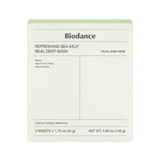 BIODANCE Refreshing Sea Kelp Real Deep Mask 4pcs