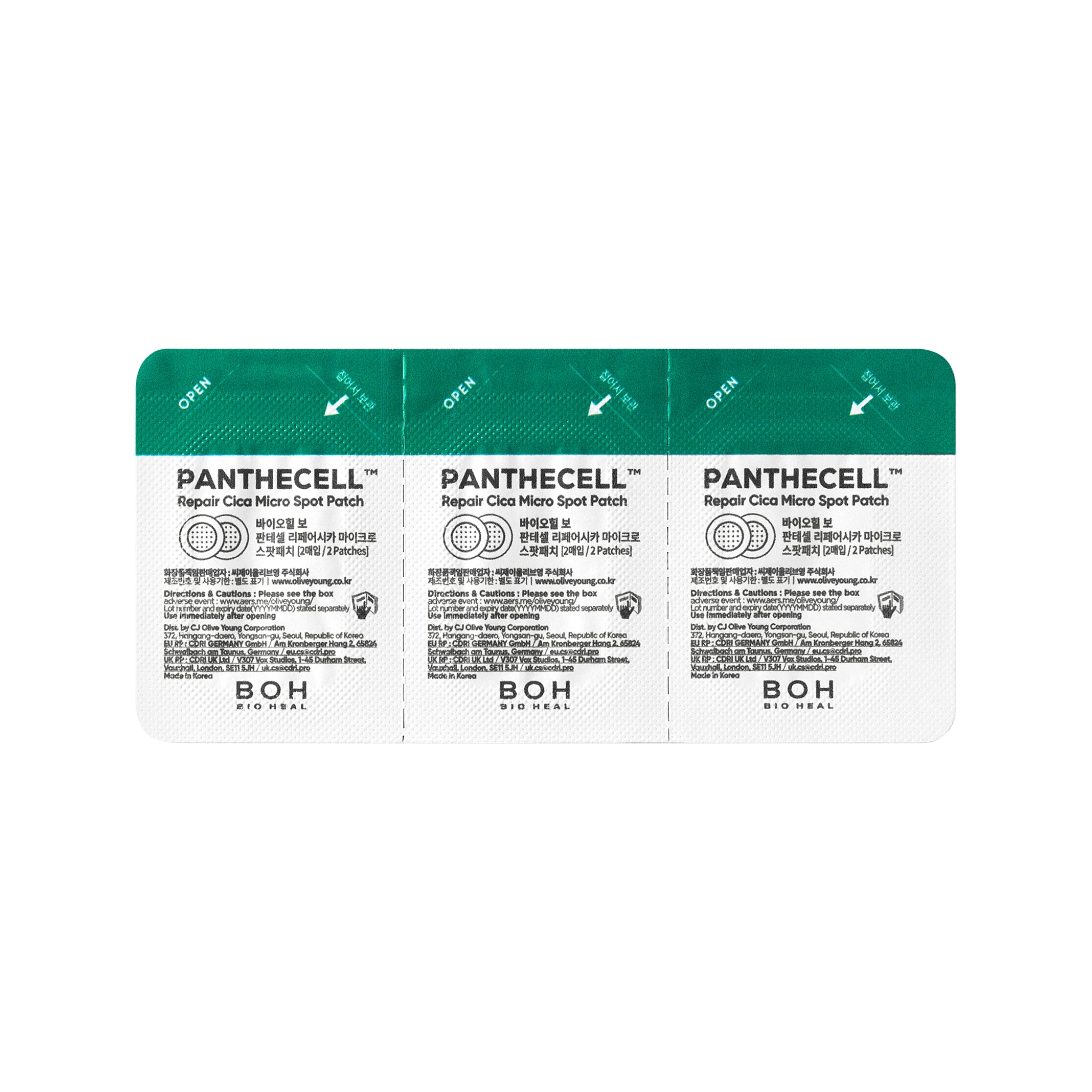 BIOHEAL BOH Panthecell Repair Cica Micro Spot Patch