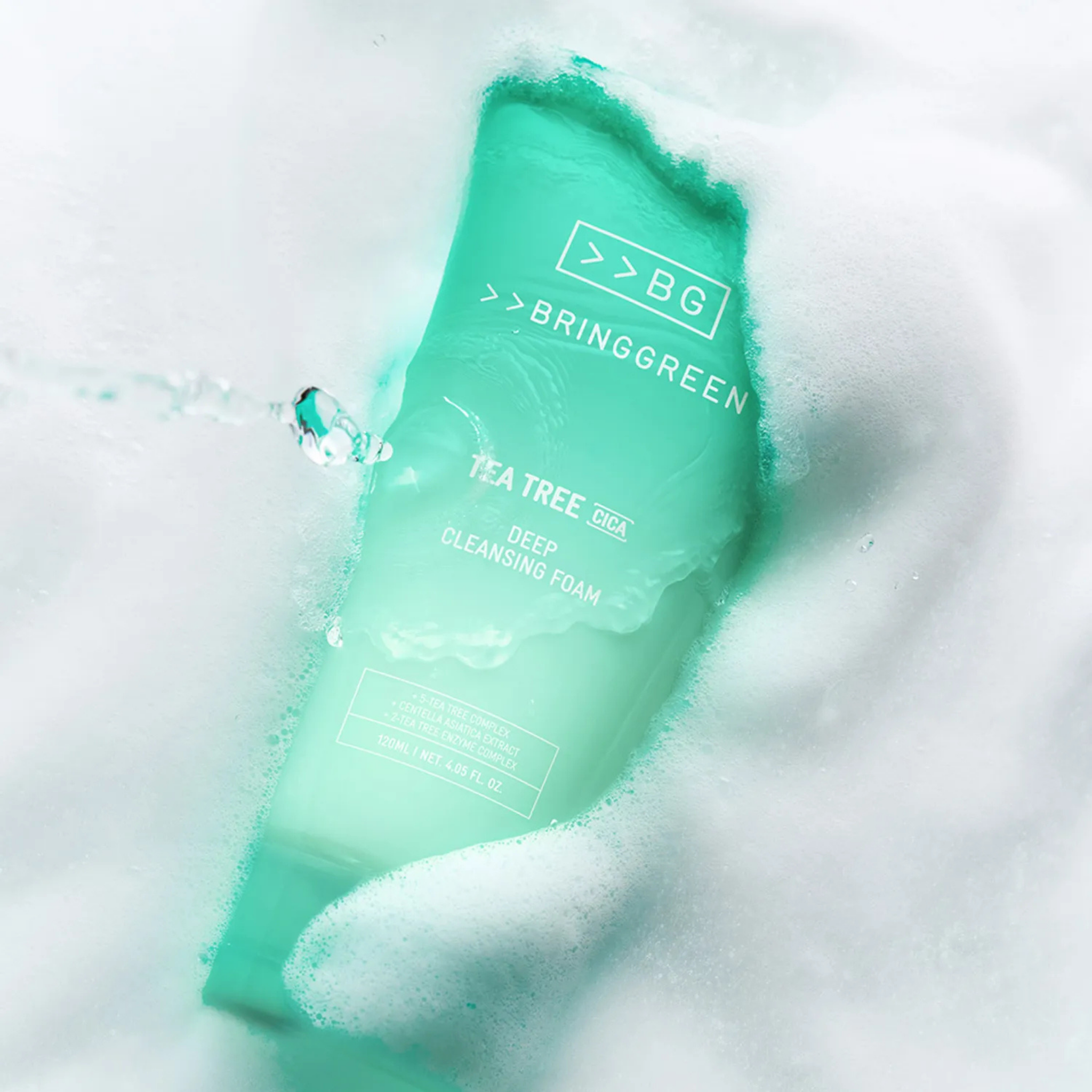 BRINGGREEN Tea Tree Cica Deep Cleansing Foam
