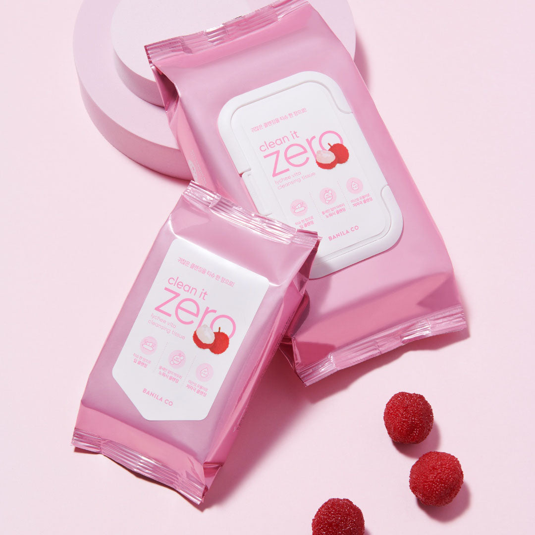 BANILA CO Clean It Zero Lychee Vita Cleansing Tissue (30ea)