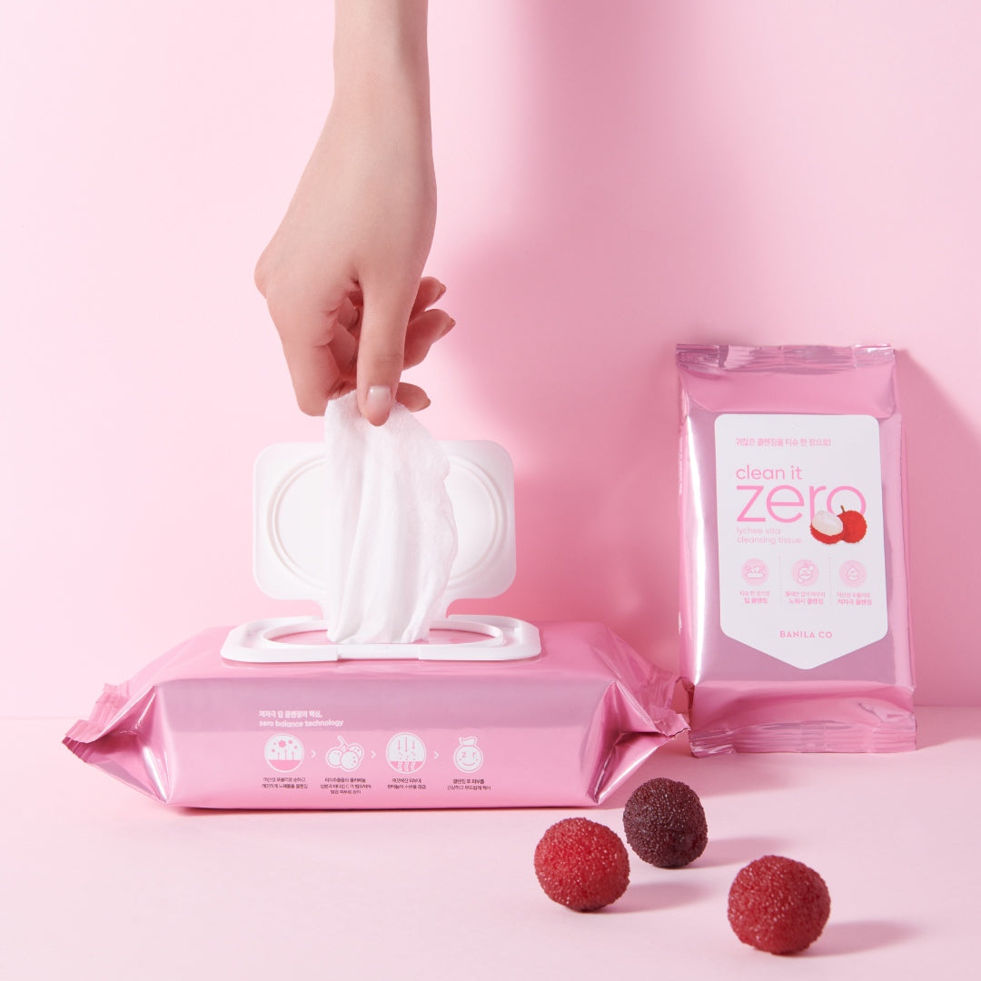 BANILA CO Clean It Zero Lychee Vita Cleansing Tissue (80ea)