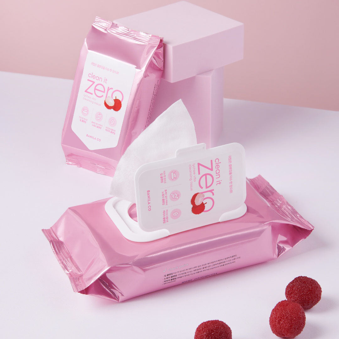 BANILA CO Clean It Zero Lychee Vita Cleansing Tissue (80ea)