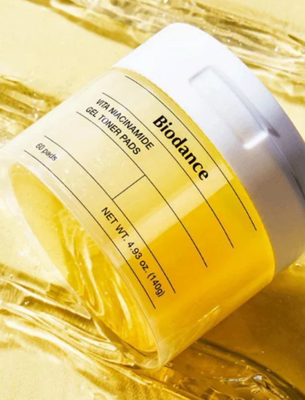 Biodance Vita Niacinamide Gel Toner Pads 60pcs