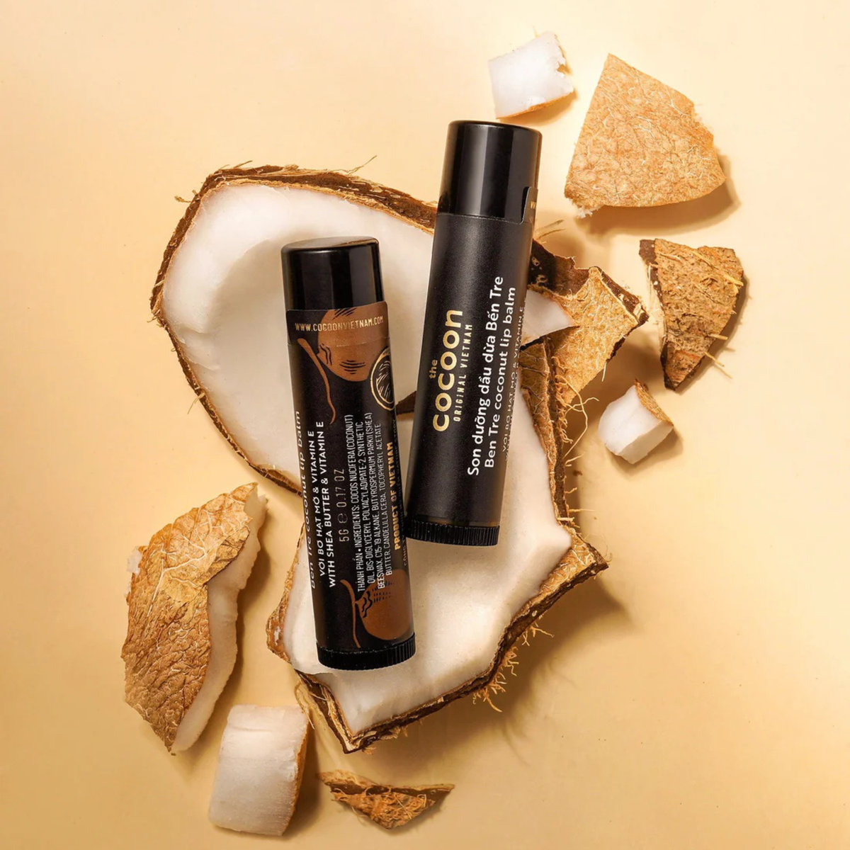 COCOON Ben Tre Coconut Lip Balm