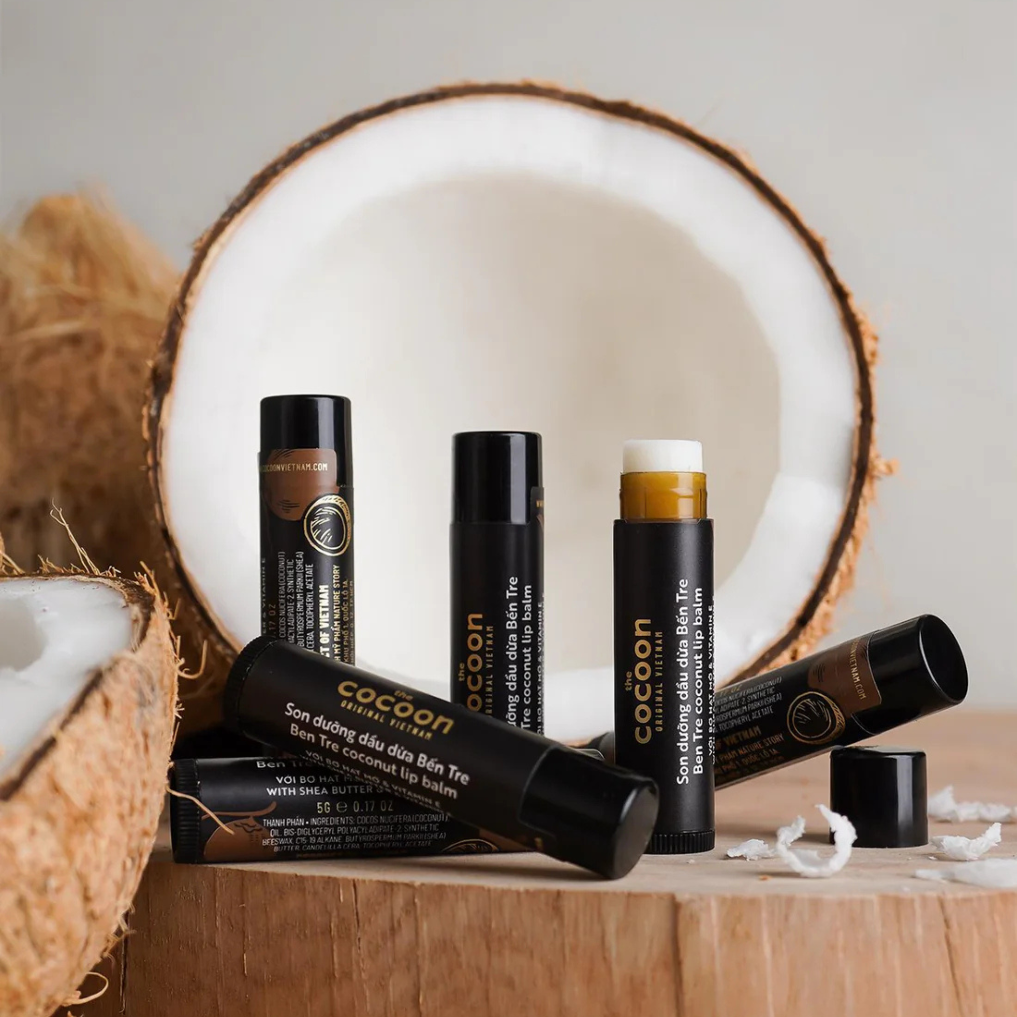 COCOON Ben Tre Coconut Lip Balm