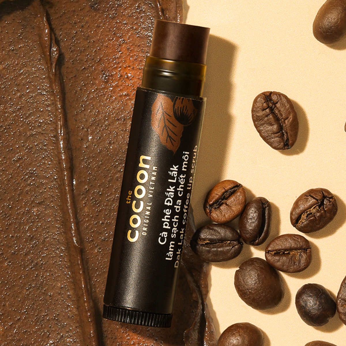 COCOON Dak Lak Coffee Lip Scrub