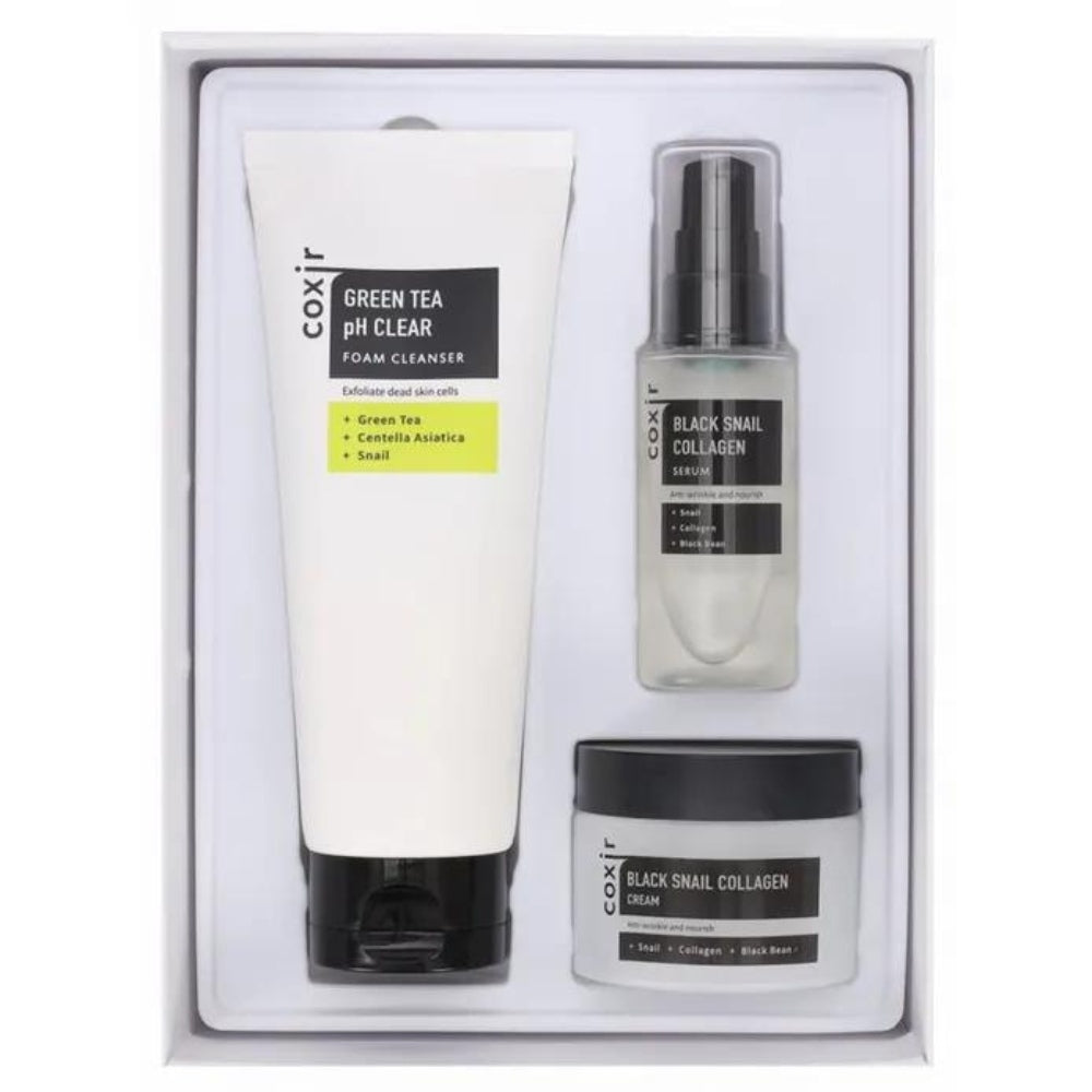 COXIR Black Snail Collagen Gift Set50+50+150ml