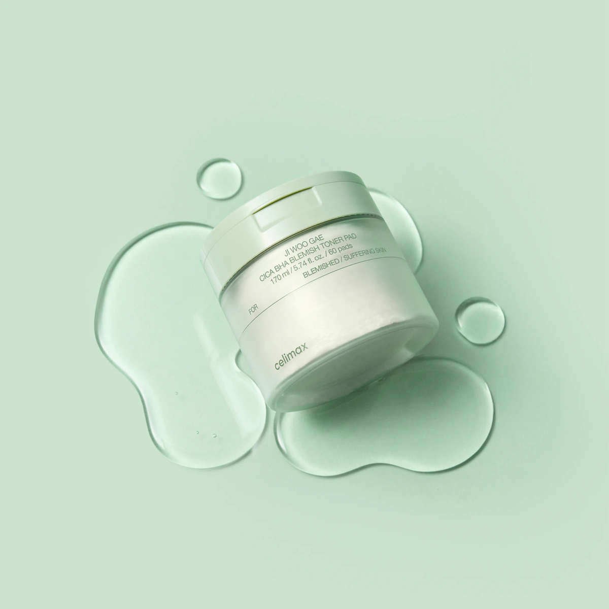 Celimax Ji Woo Gae Cica BHA Blemish Toner Pad