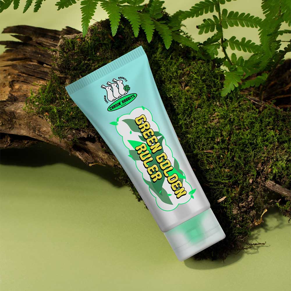 Chasin' Rabbits Green Golden Ruler Cream tube