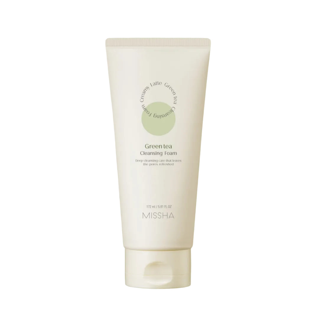 MISSHA Creamy Latte Cleansing Foam [Green Tea]