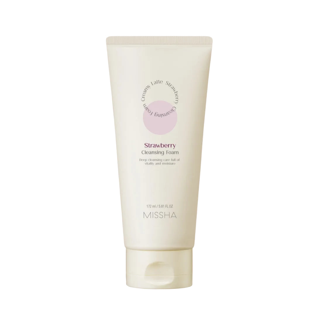 MISSHA Creamy Latte Cleansing Foam [Strawberry]