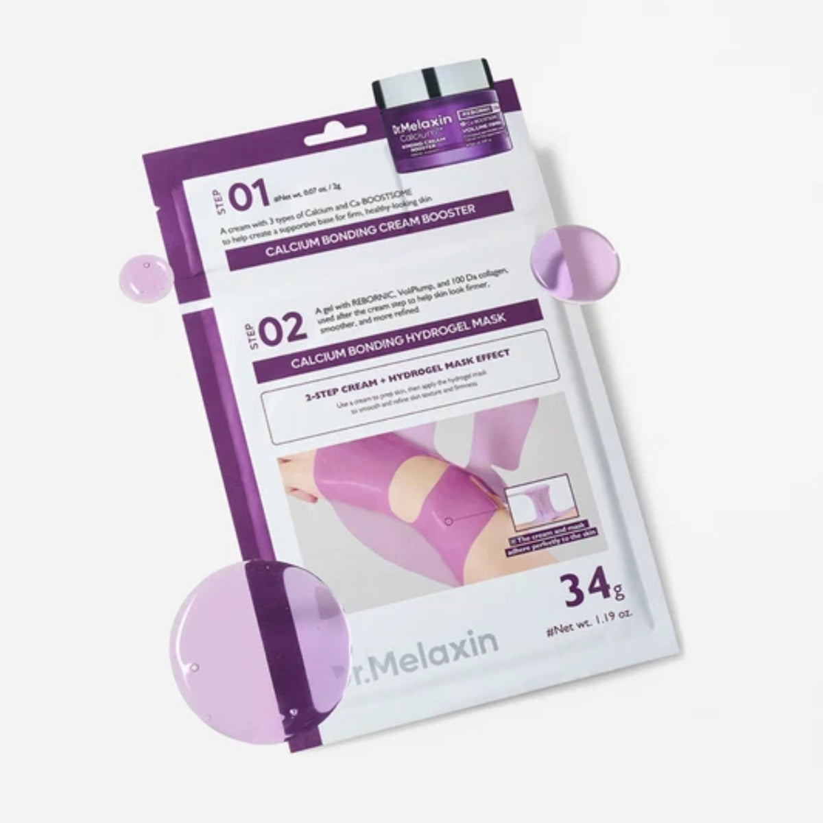 Dr.Melaxin Calcium Bonding Cream Hydrogel Mask Set