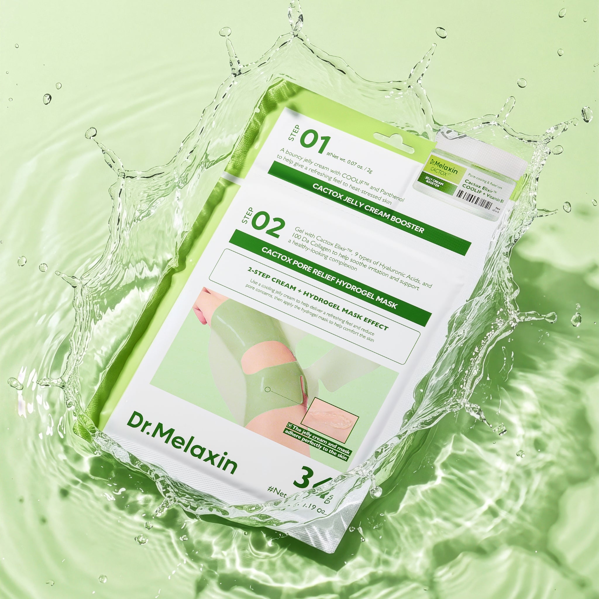 Dr.Melaxin Cactox Pore Relief Jelly Cream Hydrogel Mask