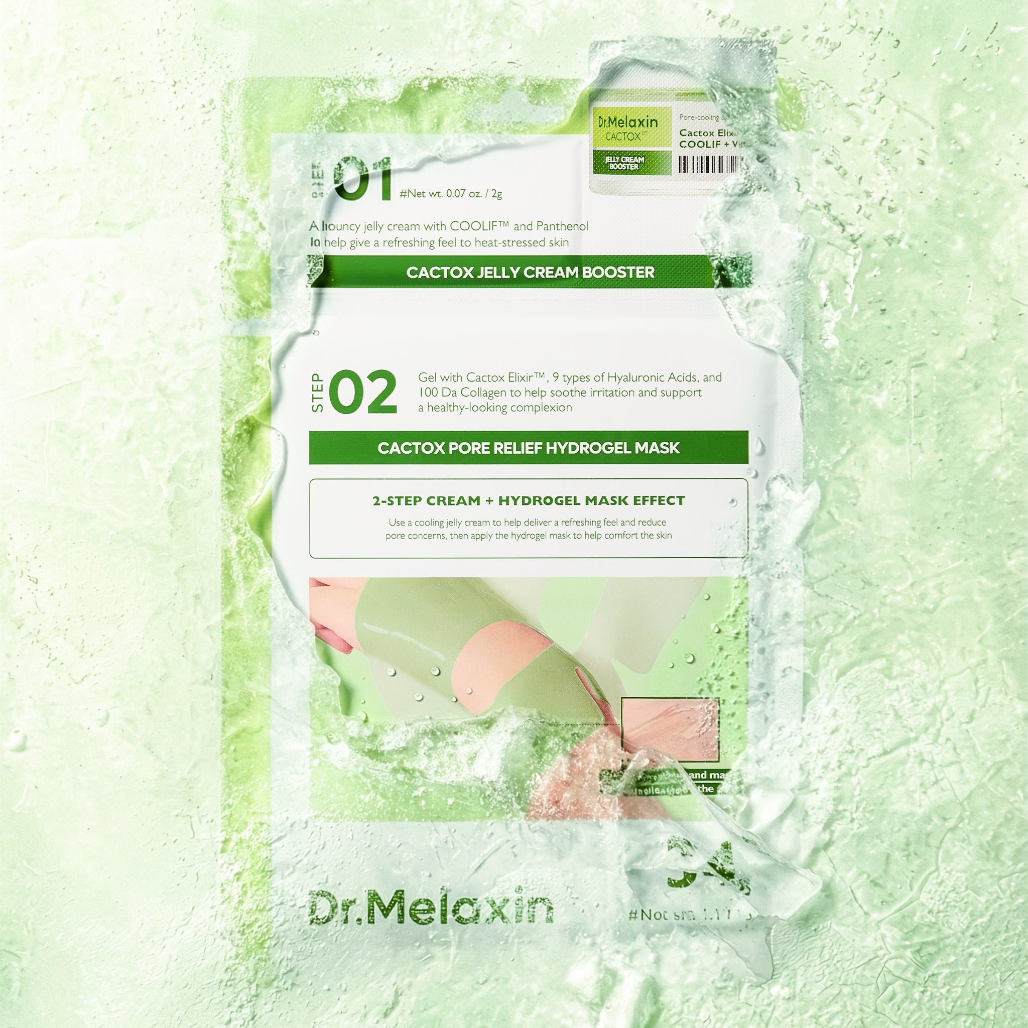 Dr.Melaxin Cactox Pore Relief Jelly Cream Hydrogel Mask