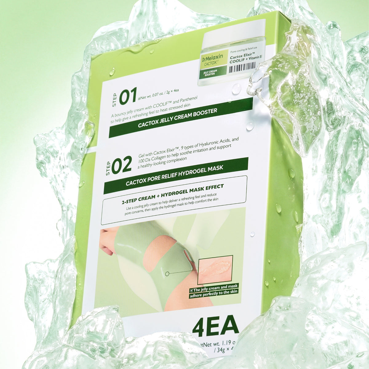 Dr.Melaxin Cactox Pore Relief Jelly Cream Hydrogel Mask