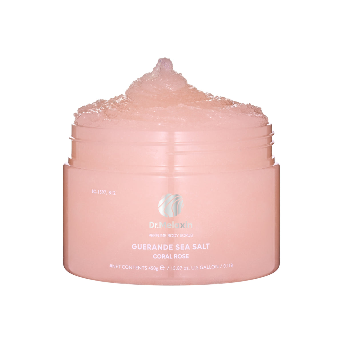 Dr.Melaxin Guerande Sea Salt Perfume Body Scrub Coral Rose